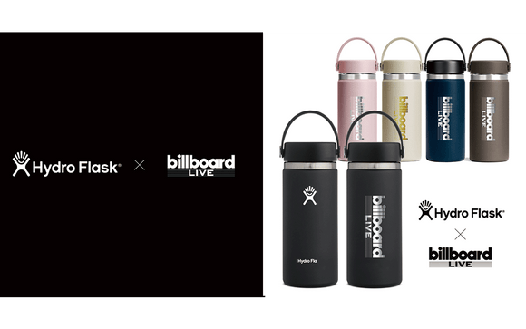 【NEW COLLECTION】<br>『Hydro Flask× Billboard Live』<br>コラボグッズ